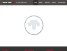Tablet Screenshot of canadianavinc.com